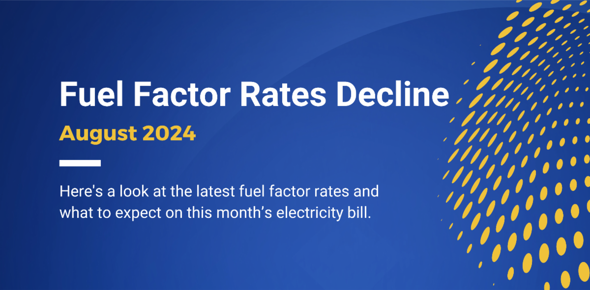 Fuel Factor Rates Decline: August 2024