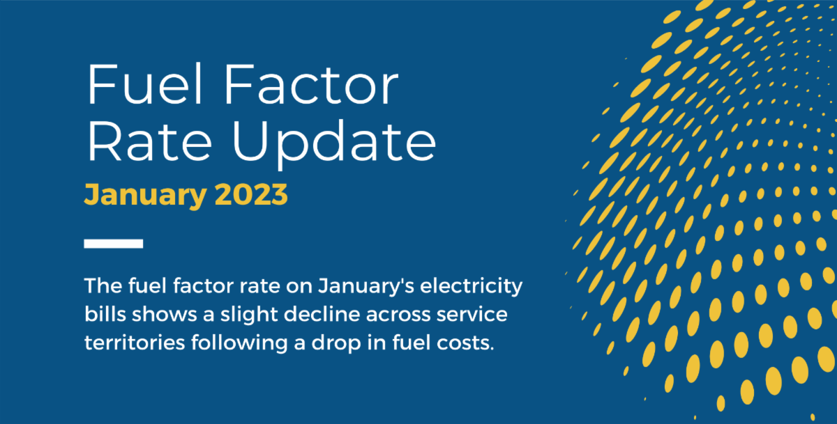 Fuel Factor Rates Update: January 2023