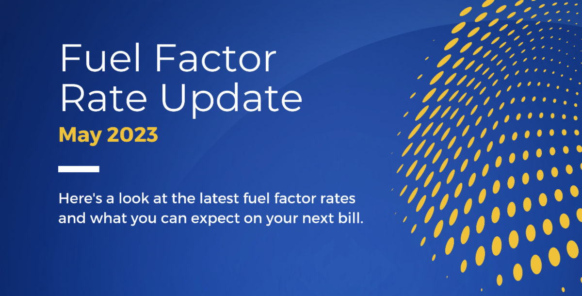 Fuel Factor Rates Decline: May 2023